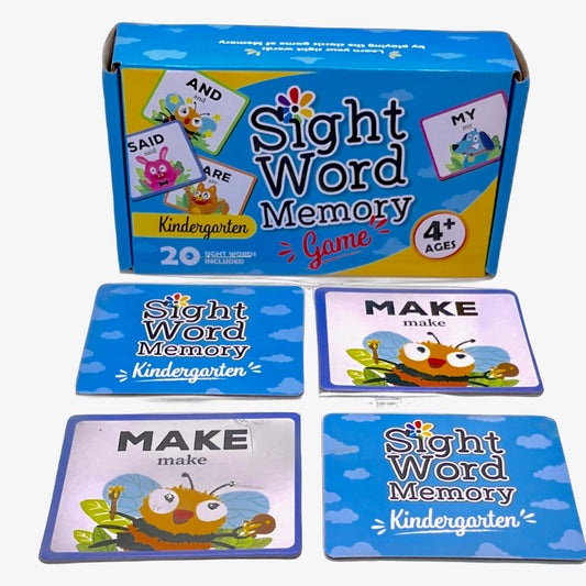 URBAN SUPPLY CO. Sight Word Memory Game / Matching Game. Reading and Language Building for Grades Pre-Kindergarten Through Second Grade. Early Children's Educational Learn to Read (Kindergarten)