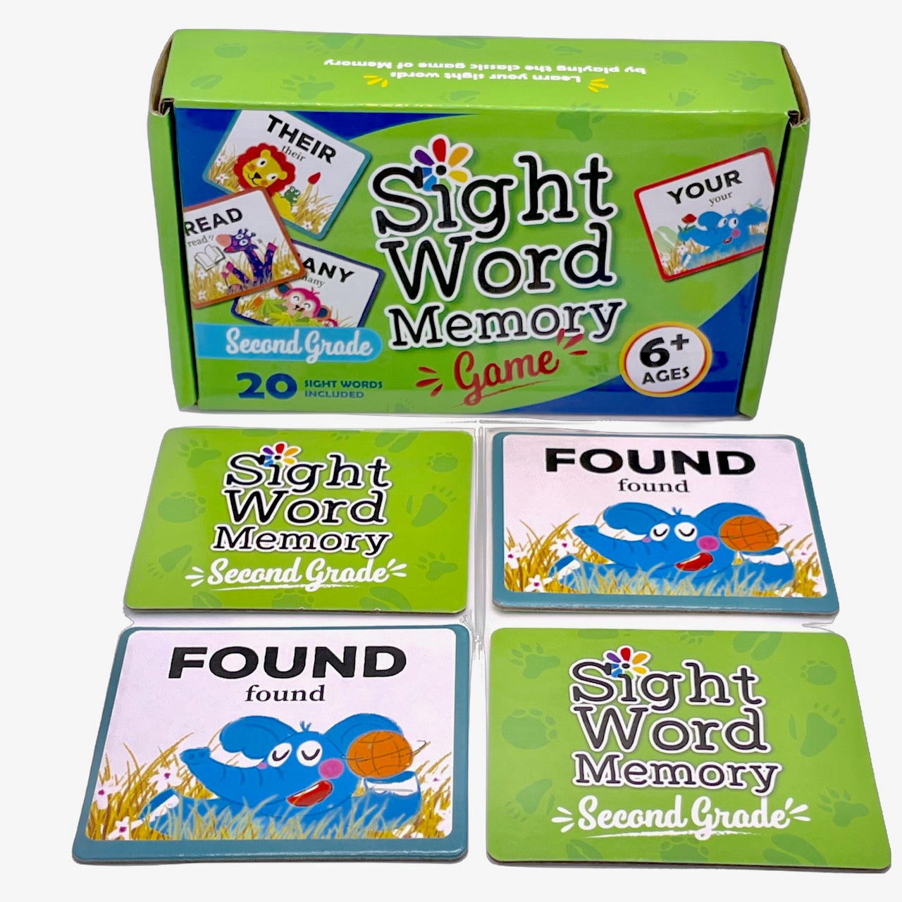 URBAN SUPPLY CO. Sight Word Memory Game / Matching Game. Reading and Language Building for Grades Pre-Kindergarten Through Second Grade. Early Children's Educational Learn to Read (Kindergarten)