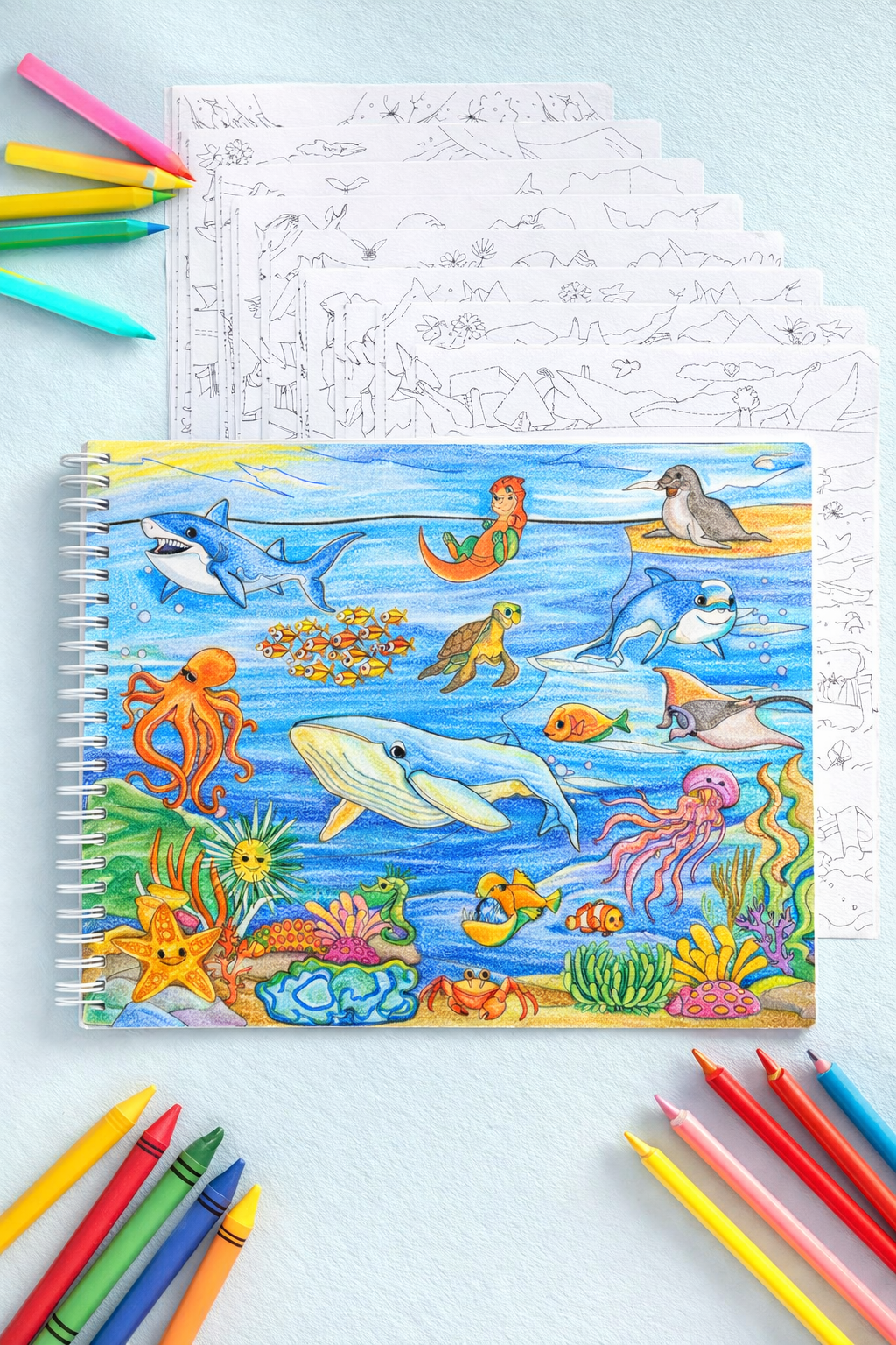 Animal Habitats Sticker & Coloring Book