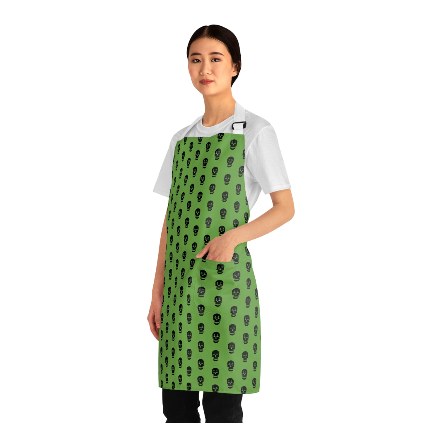 Nautical Skull Anchor Eyes Apron - Stylish Maritime Cooking and Baking Apron.