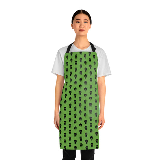 Nautical Skull Anchor Eyes Apron - Stylish Maritime Cooking and Baking Apron.