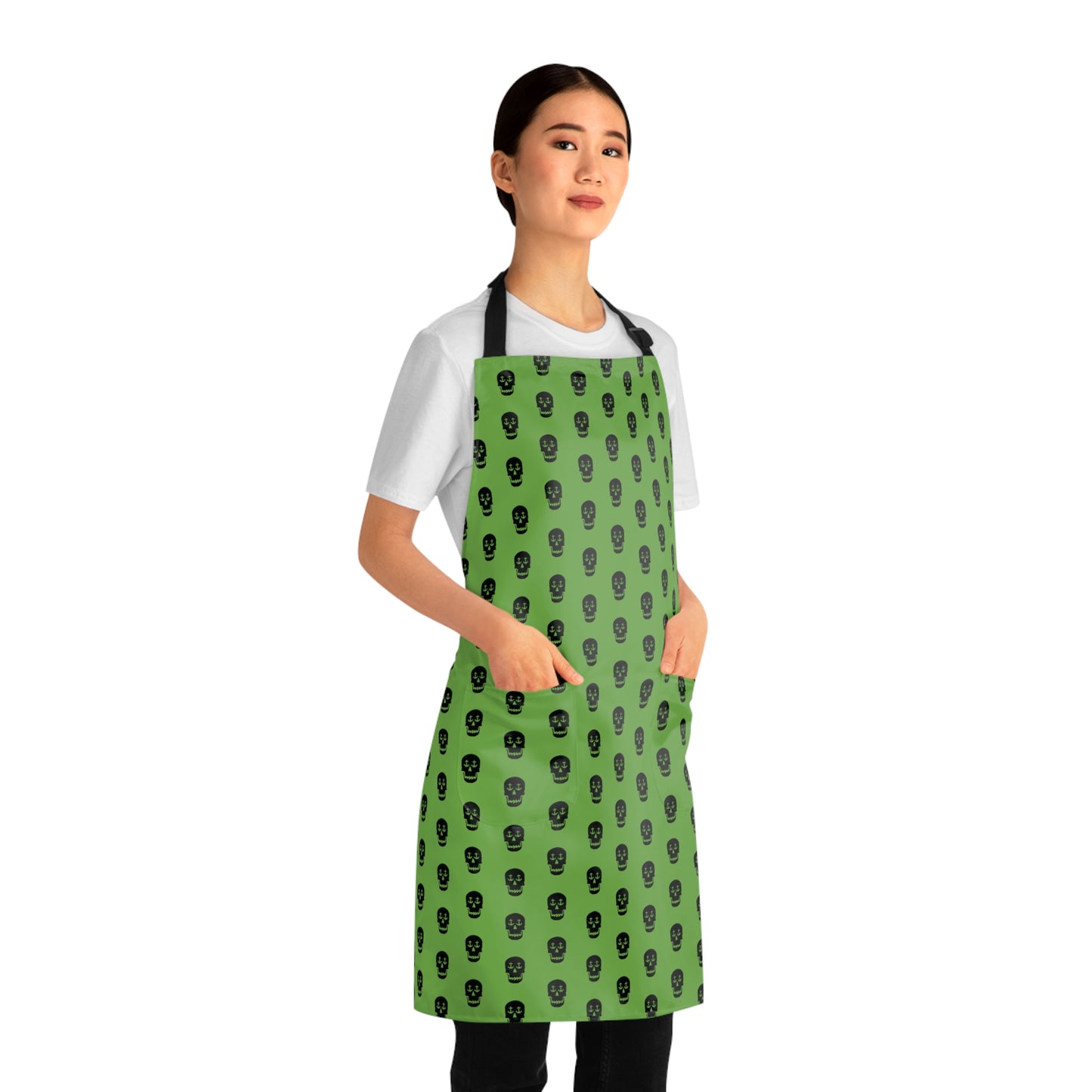 Nautical Skull Anchor Eyes Apron - Stylish Maritime Cooking and Baking Apron.