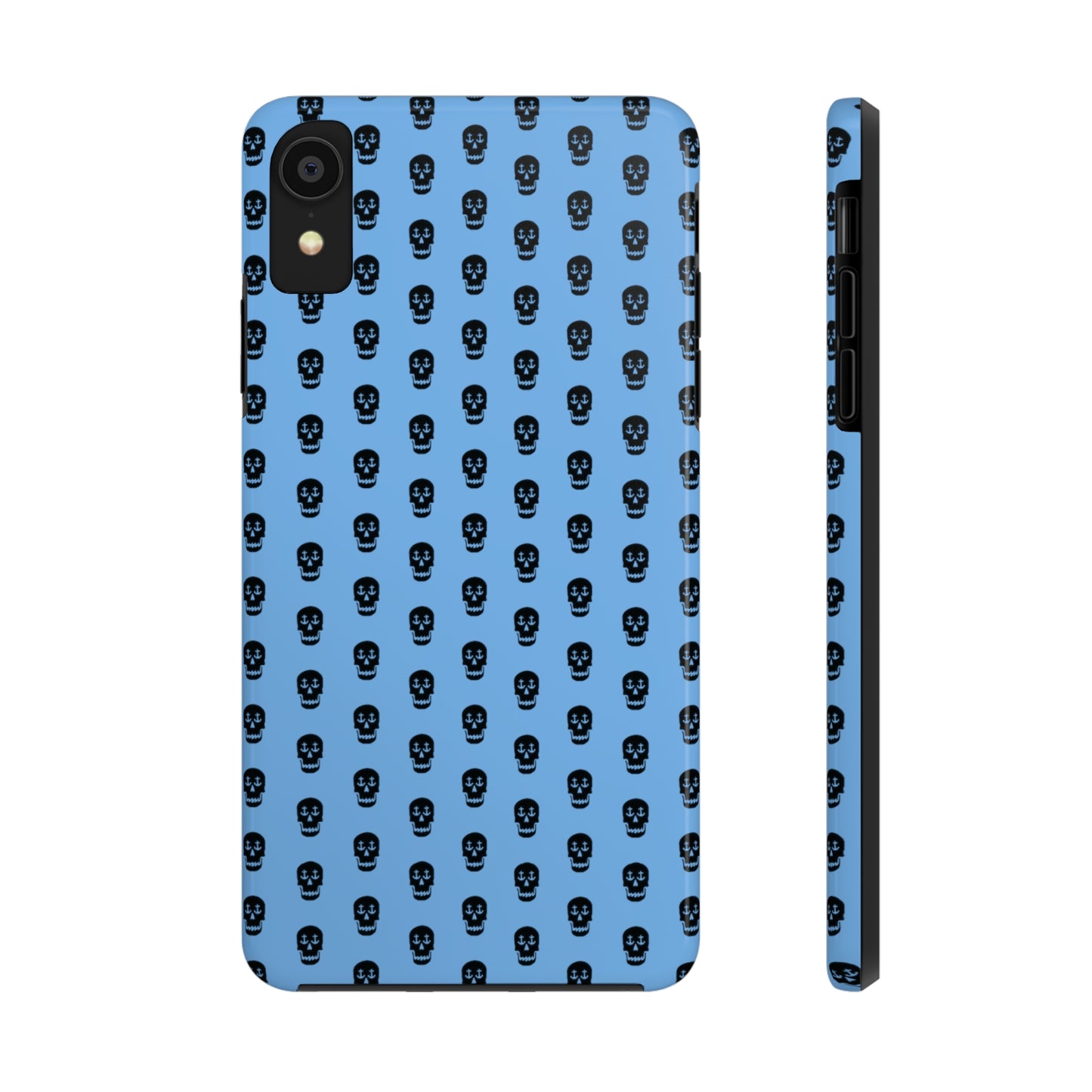 Nautical Skull with Anchor Eyes Phone Cover - Unique Maritime Design