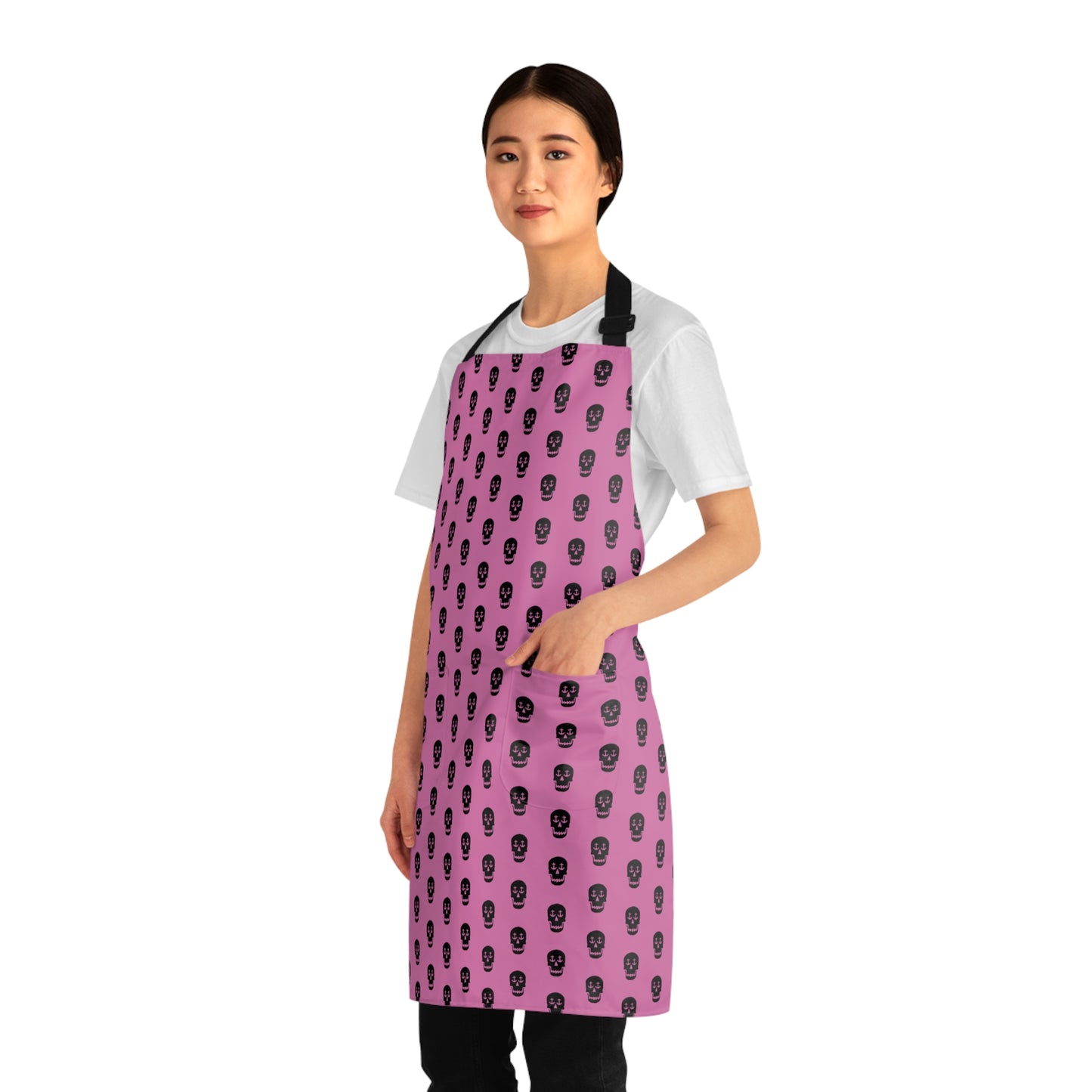 Nautical Skull Anchor Eyes Apron - Stylish Maritime Cooking and Baking Apron.