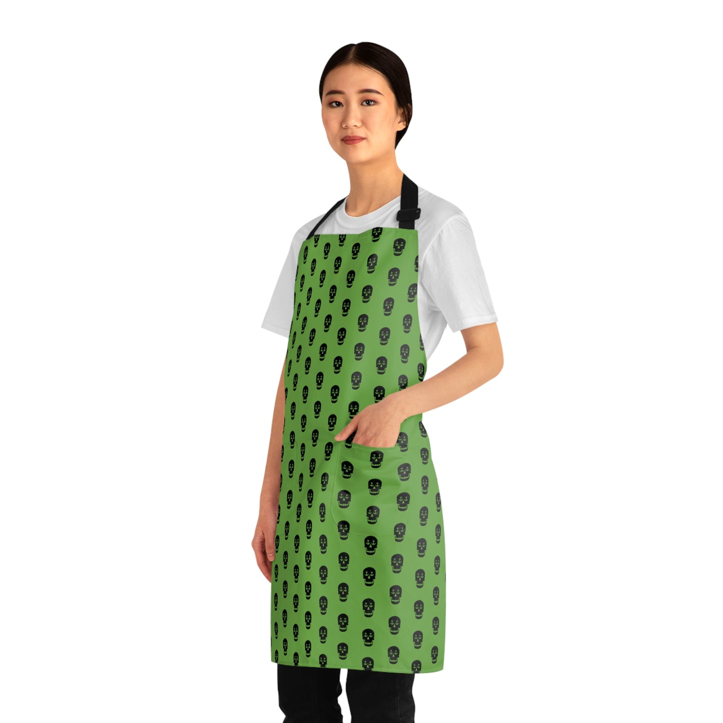 Nautical Skull Anchor Eyes Apron - Stylish Maritime Cooking and Baking Apron.