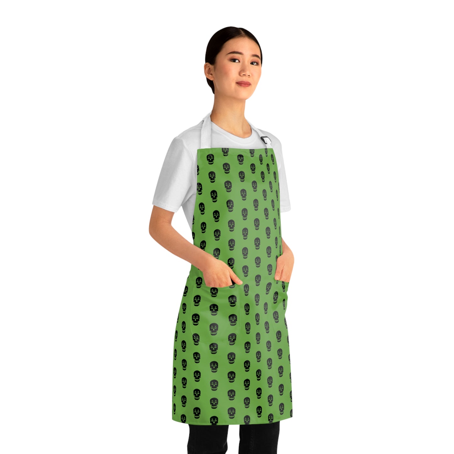 Nautical Skull Anchor Eyes Apron - Stylish Maritime Cooking and Baking Apron.