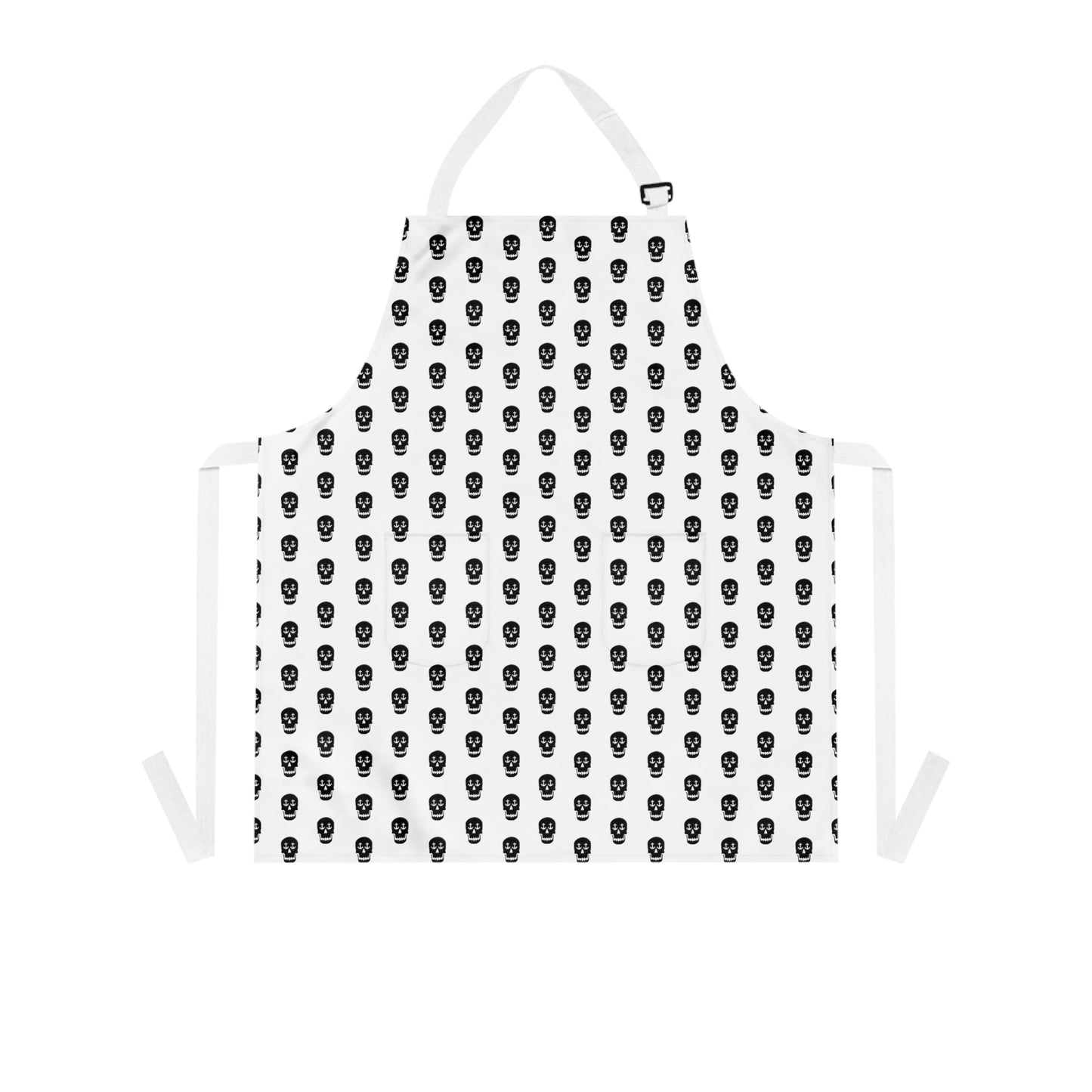 Nautical Skull Anchor Eyes Apron - Stylish Maritime Cooking and Baking Apron.