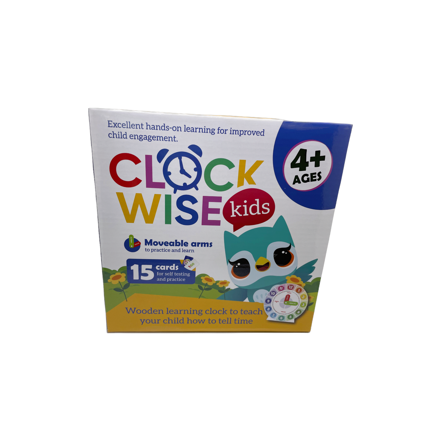 URBAN SUPPLY CO. Interactive Kids Learning Clock: Master Time with Fun & Education