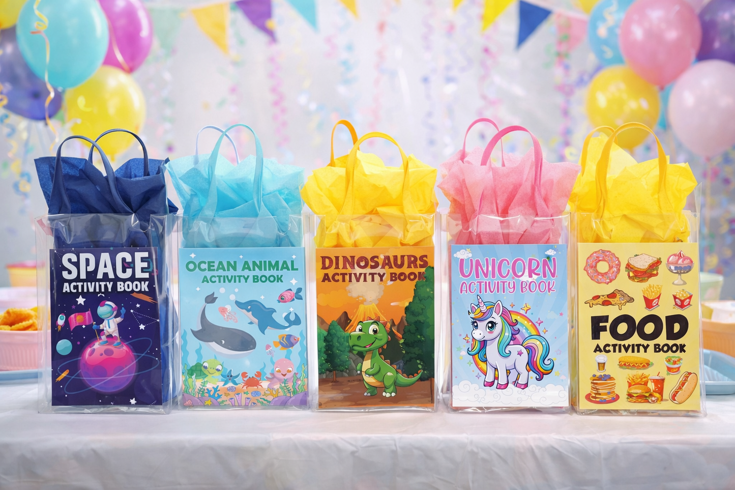 Mini Coloring Activity Books — 12-Pack