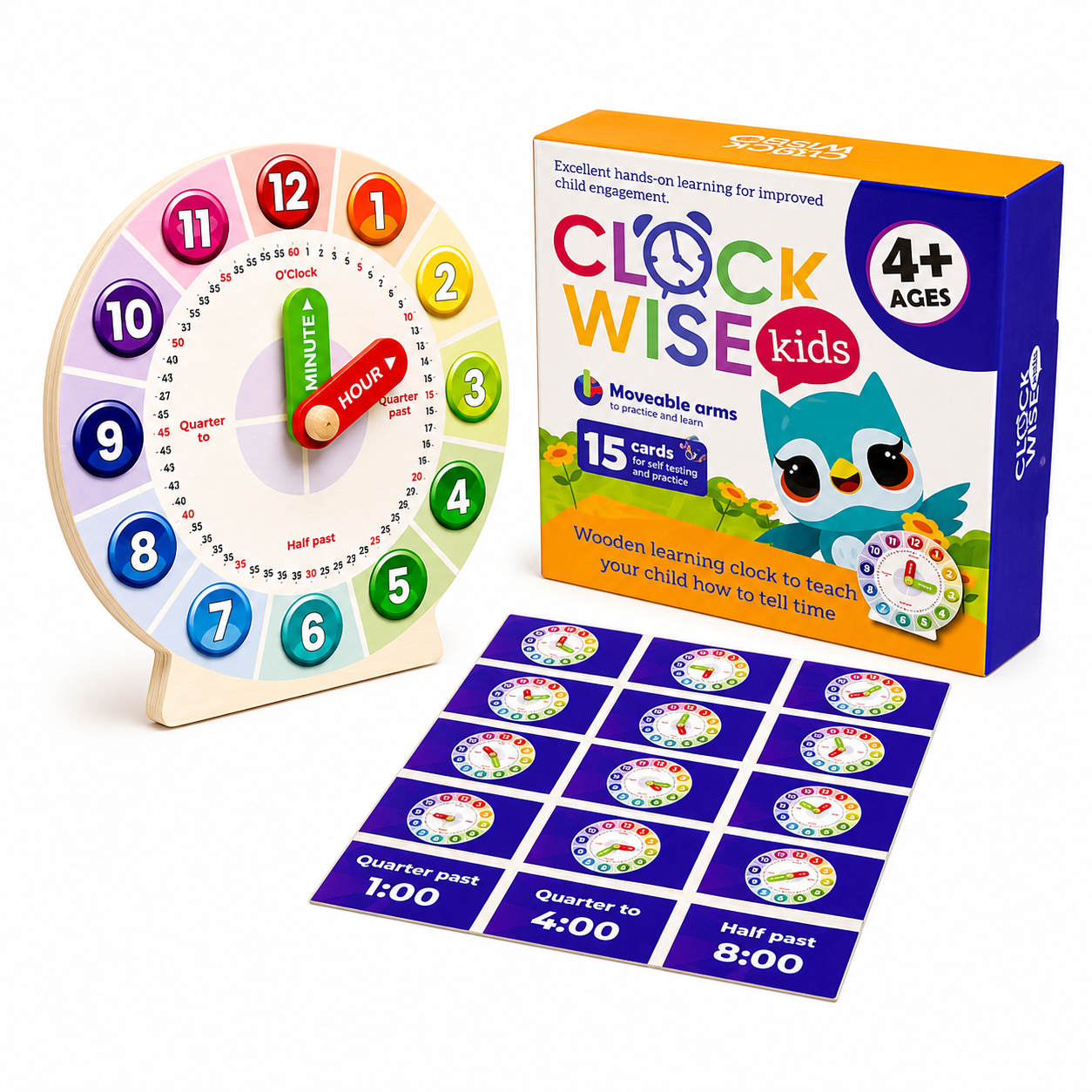 ClockWise Kids Learning Clock — Learn to Tell Time