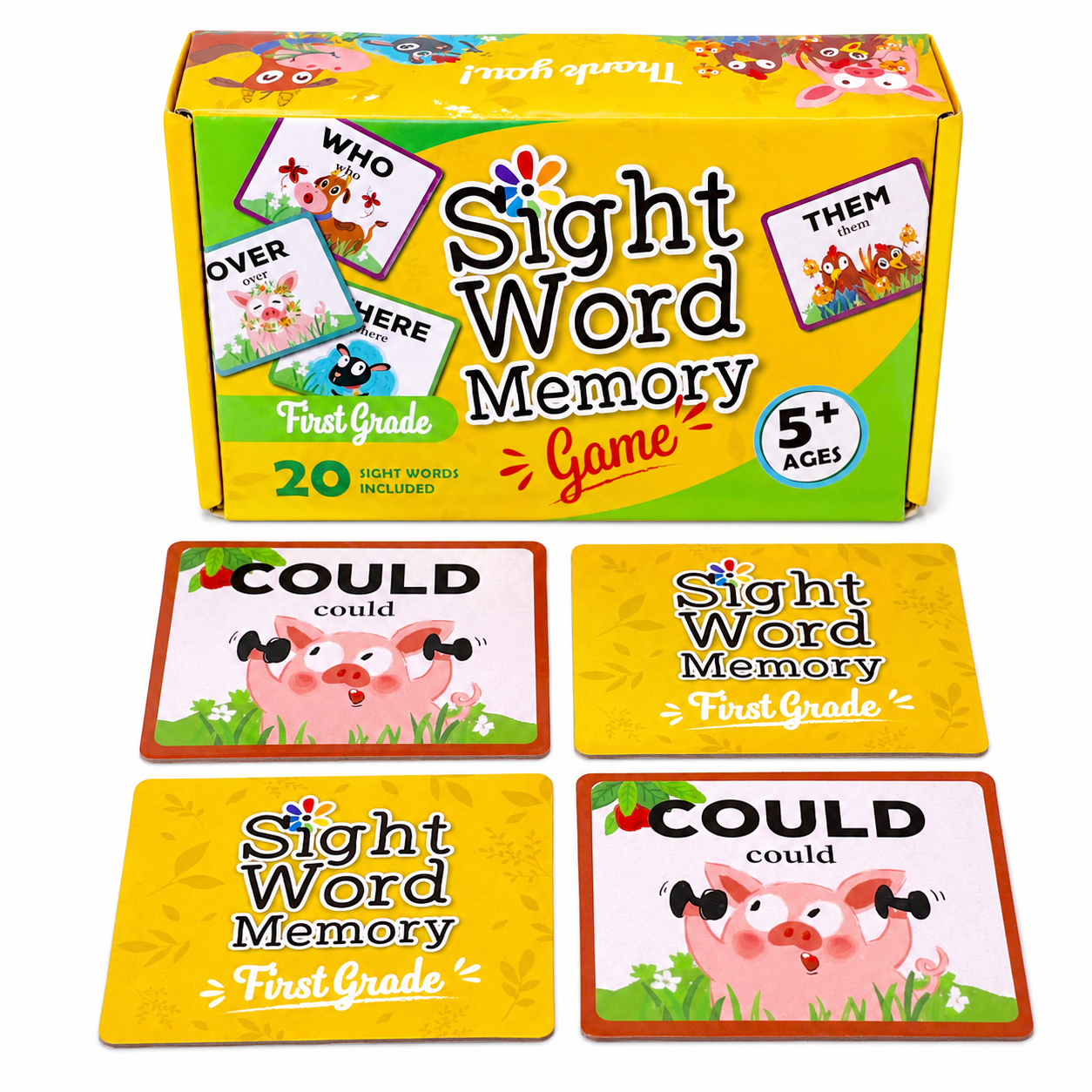 Sight Word Memory Game — First Grade
