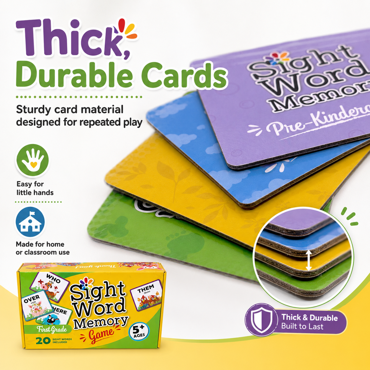 Sight Word Memory Game — Pre-K