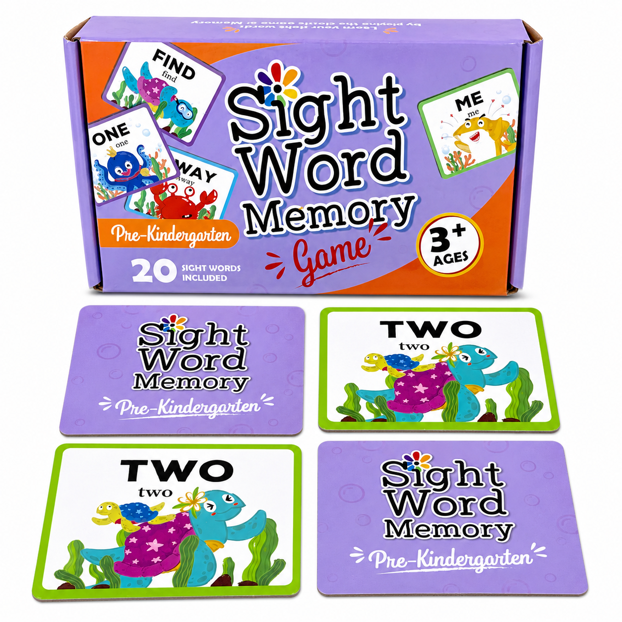 Sight Word Memory Game — Pre-K