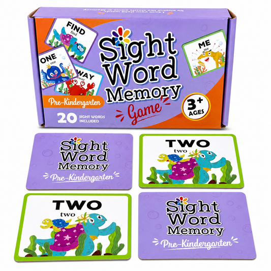 URBAN SUPPLY CO. Sight Word Memory Game / Matching Game. Reading & Language Building for Grades Pre-Kindergarten Through Second Grade. Early Children's Educational Learn to Read (Pre-Kindergarten)