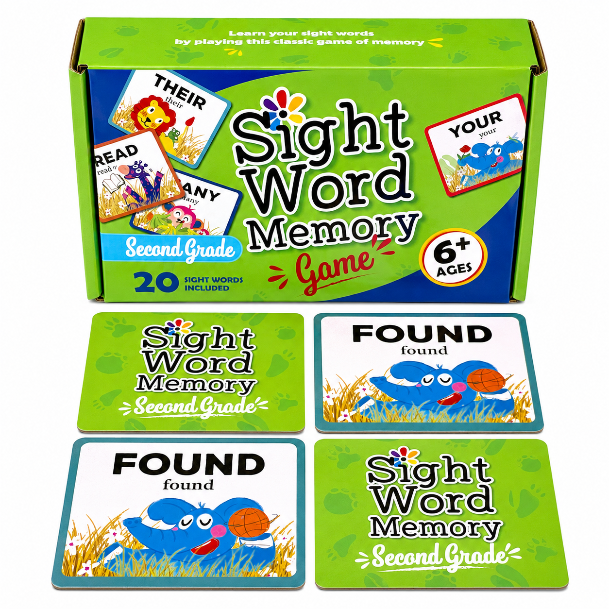 Sight Word Memory Game — Second Grade